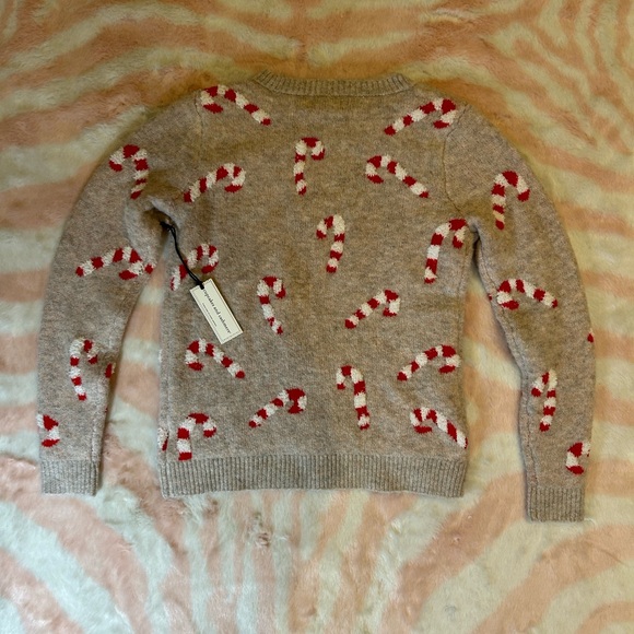 NWT cupcakes and cashmere candy cane sweater - Picture 4 of 5